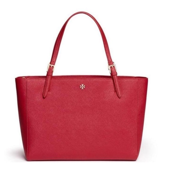 Tory BurchKir Royale Red Leather Tote